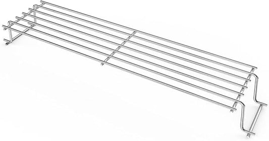 Uniflasy 25" Stainless Steel Warming Rack for Weber Spirit 300, Grill Parts for Weber Spirit 2 300 Series Grills with Front Control Knobs, Replacement Part for 7641