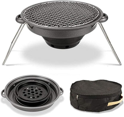 BBQ Grill Outdoor Tabletop Barbecue Grill For Garden Picnics Party Non-Stick Barbecue Stove Furnace Barbecue Stove Cooking Oven Alcohol Grill Charcoal Household Word Mini Oven Pork Skewer