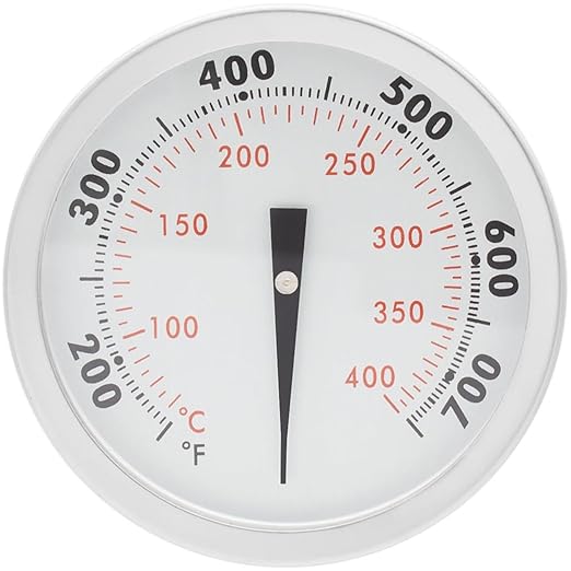 DcYourHome Grill Thermometer 67088 67731 for Weber GS4 Genesis ii & Genesis 300, Summit Series Grills, Temperature Gauge for Weber Genesis E-330 E-315 E/S-310 E/S-410, 2-3/8" Diameter, Center Mount