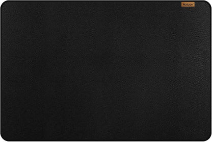 Matace 60x40 Fireproof Under Grill Mats for Outdoor Grill, Large Double-Sided Fire Retardant Silicone Floor Mat for BBQ, Camping Stove, Fire Pit, Waterproof & Grease Resistant for Patio & Deck, Black
