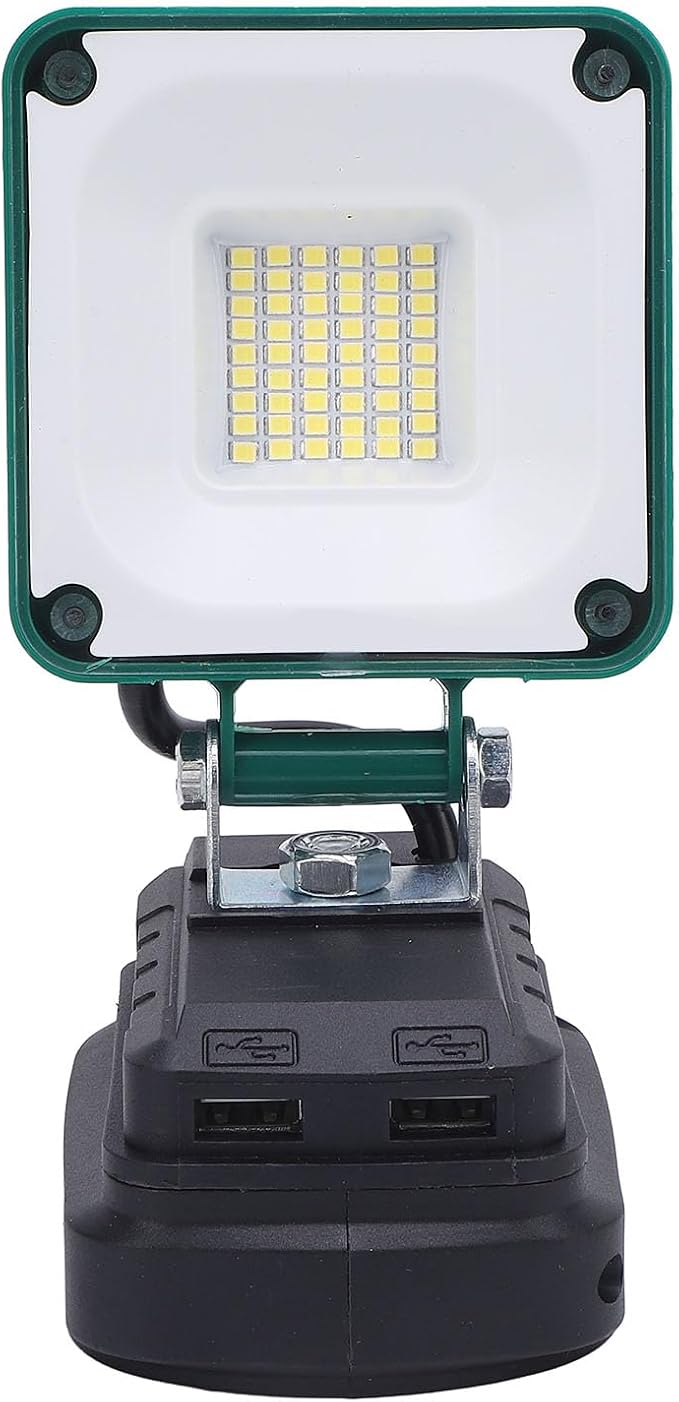 Cordless LED Work Light 5W 45 LEDs 180° Adjustable for Battery 15-20 Hour Runtime for RV Camping BBQ Maintenance