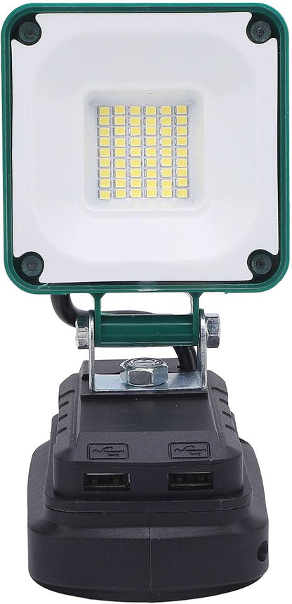 Cordless LED Work Light 5W 45 LEDs 180° Adjustable for Battery 15-20 Hour Runtime for RV Camping BBQ Maintenance