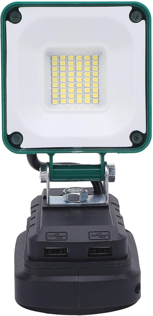 Cordless LED Work Light 5W 45 LEDs 180° Adjustable for Battery 15-20 Hour Runtime for RV Camping BBQ Maintenance
