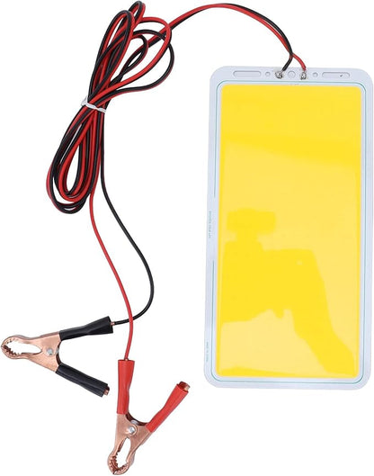 COB LED Panel Light, 70W 7000LM Bright 12V Light Source for Camping Tent Warm White Aluminum Board 220x112mm 1 Pack