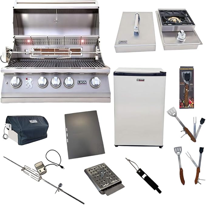 Lion Premium Grills 32-inch Natural Gas package deals (Best of Backyard) (Package Deal D)
