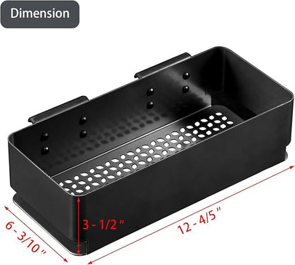 BAC612 P.A.L. Pop-and-Lock Storage Bin Grill Replacement Parts for Traeger Timberline Ironwood Timberline XL Ironwood XL Silverton XL Flatrock Storage Side Basket Pellet Grill Parts Accessories BAC642