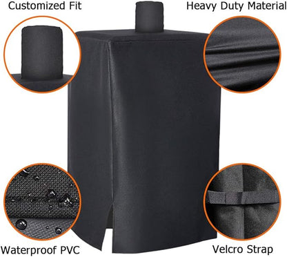 NEXCOVER 73550 Pellet Smoker Cover, 600D Heavy Duty BBQ Grill Cover for Pit Boss Grills 77550 5.5 and 5 Series PBV5P1, pro Series 4 Vertical Pellet Smokers PBV4PS1