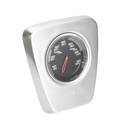 Grill Temperature Gauge for Napoleon LEX485/605/730 Series Grills S91001, BBQ Replacement Parts for Napoleon Built-in BILEX485/605/730 and Mirage 485/605/730 Series, Stainless Steel