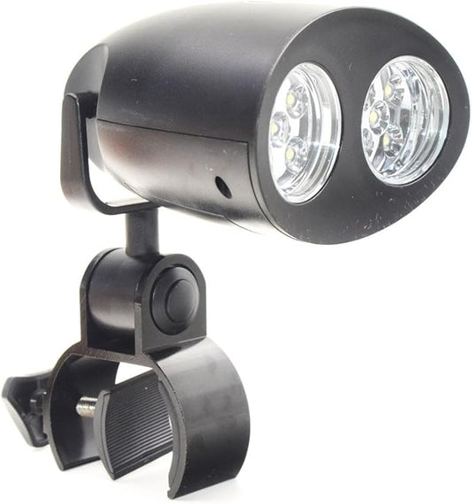 Barbecue Grill Light BBQ LED Light BizoeRade Bright Handle Mount Grilling Light for Most Grill Handles with Touch Switch, Adjustable, Screwdriver for Outdoor Night Grilling