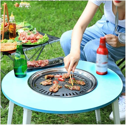 YYDS Charcoal Grill Detachable Multifunctional Charcoal Grill is Suitable for Small Barbecue in The Backyard of The Home (Size: 34.5 * 12cm) BBQ Grill (Color : A)
