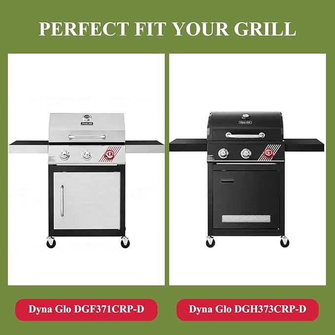 Utheer Porcelain-Coated Warming Rack for Dyna-Glo Gas Grills, 23.2" x 6.7" Upper Warming Shelf Replacement, Fits DGF371CRP-D & DGH373CRP-D