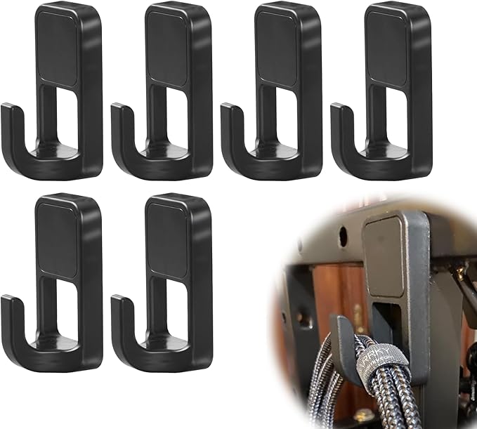 Magnetic Grill Hooks for Traeger BAC536, 6 Pack Smoke Magnet Tool Hooks Replacement for Traeger Pellet Grills Blackstone Pit Boss