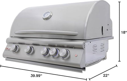 Blaze LTE+ Marine Grade 5-Piece 32-Inch Natural Gas Outdoor Kitchen Package