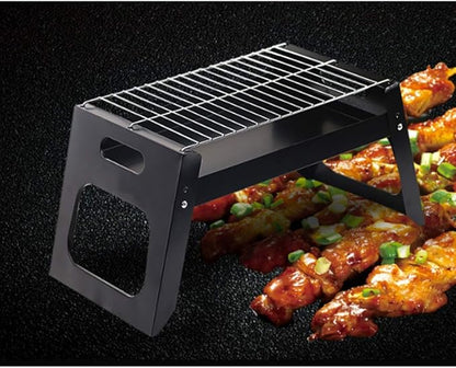 Barbecue Grill Outdoor Portable Mini Folding Stove Household Charcoal Skewers BBQ Utensils