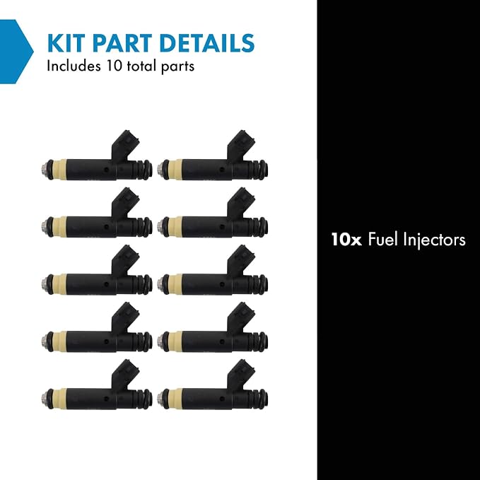 TRQ Fuel Injector Set | For 2005-2010 Ford F-250/F-350 Super Duty 2005-2016 F-450/F-550 Super Duty
