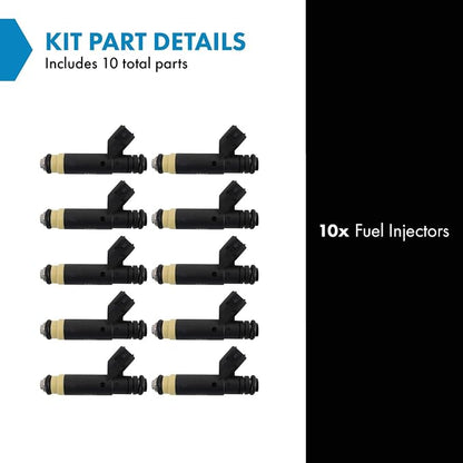 TRQ Fuel Injector Set | For 2005-2010 Ford F-250/F-350 Super Duty 2005-2016 F-450/F-550 Super Duty