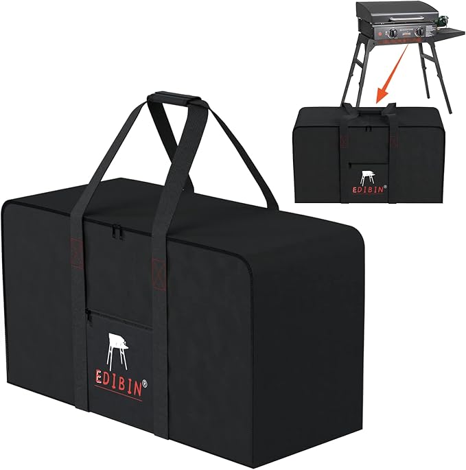 22 inch Griddle Carry Bag for Blackstone 17 Inch Griddle & 22 Inch Griddle with Hood and Stand, 22" Tabletop Grill Carry Bag for Blackstone 1891 & 1814, Water-Resistant 22" Grill Storage Case