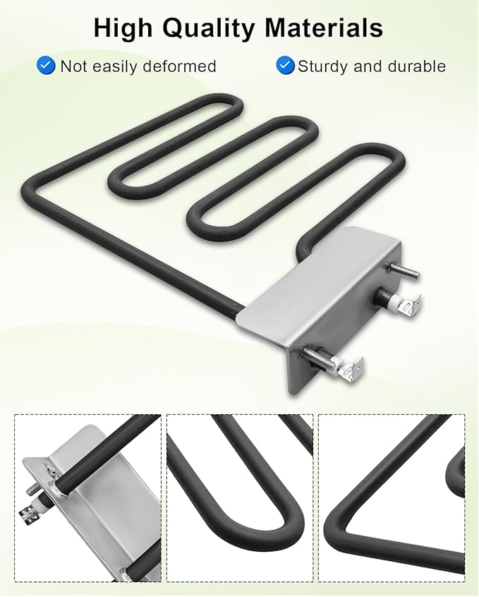 9907120011 Electric Smoker, 800 Watt Heating Element Kit Fit for Masterbuilt 30 inch Digital Control Electric Smoker, 120 Volt Heating Element Replace 9907120011 MB20071117