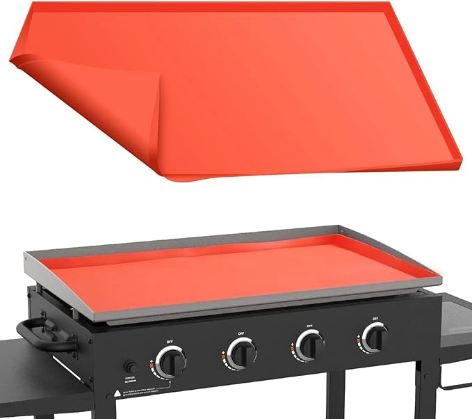 PURPLEBIRD Silicone Griddle Cover Mat for Blackstone 36 Inch Griddles, Waterproof Protective Mat for Griddle Flat Top, Food Grade Silicone Mats for Kitchen,Dinning,Camping, Christmas Gifts for Men