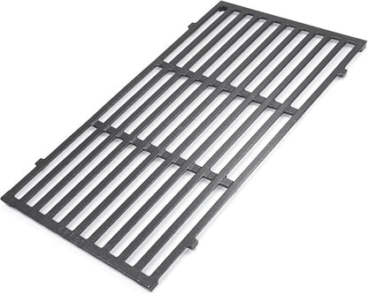 Hongso 18 7/8 inch Cast Iron Grill Grates for Weber Genesis II 400 Series E410 S410 SE410 E415 S415 E435 S435, II LX E440 S440, Genesis 2 GS4 Gas Grill Models, Replacement Parts for 66097 66089