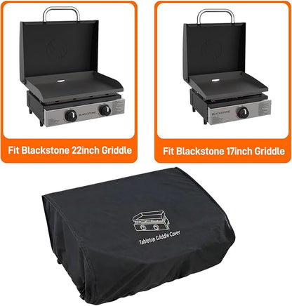 Grill Table for Blackstone 17/22 inch Griddle | Grill Cart with 22 inch Blackstone Griddle Cover, Griddle Stand with with Wheels, for Tailgating, Camping, RV