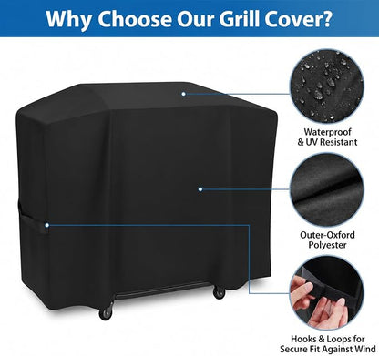 Grill Cover for Blackstone 30" Culinary Omnivore & 28" ProSeries | 600D Heavy Duty Waterproof Grill Cover,Fits Models 1901 1934 2092 1855 1886 1785 1962, Tear & Fade Resistant