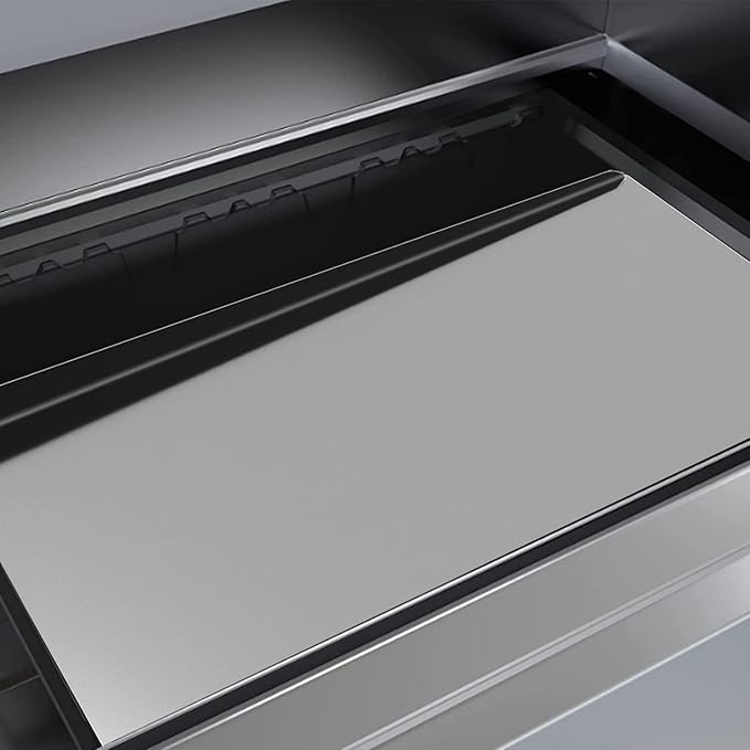 Drip Tray Heat Baffle Replacement Parts for Traeger Tailgater 20 Bronson 20 Unior Elite 20 Pellet Smoker Grill,BBQ Accessories for Traeger BBQ055 BBQ155 TFB29 TFB30 Grease Tray,Stainless Steel