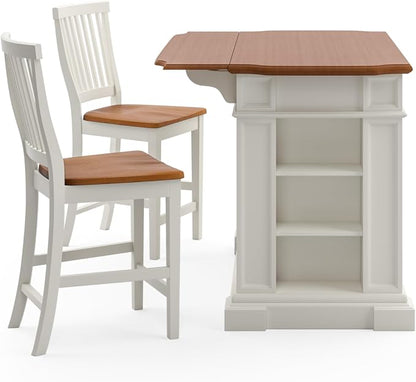 homestyles Americana Off-White Kitchen Island