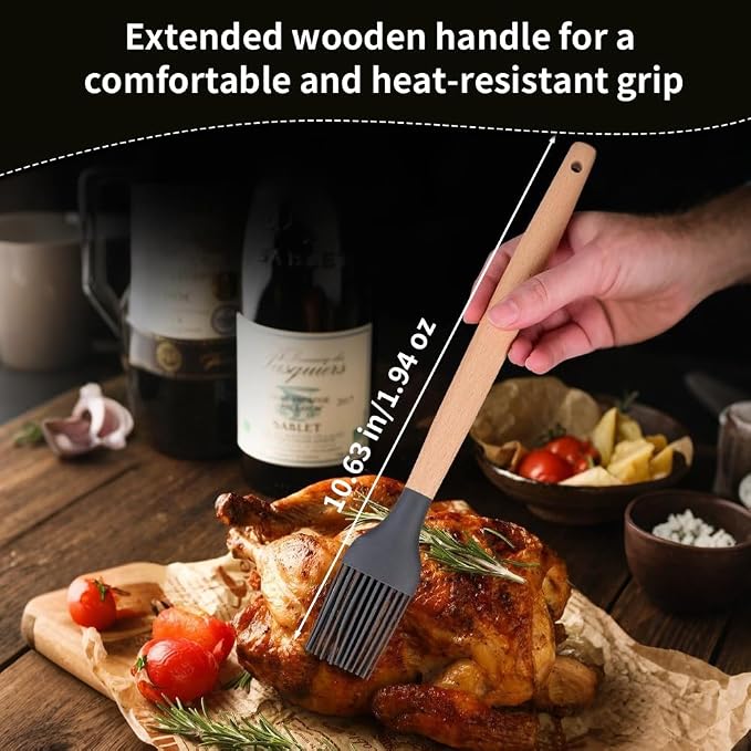 Grilling Accessories, BBQ Grill Tools Set with Spatula, Tongs, Brush & Bottle Opener, Stainless Steel Outdoor Barbecue Kit, Funny Grilling Gifts for Men