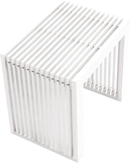 APRTAT Bamboo Dining Bench 17-Inch Indoor Wood Shoe Rack Bench for Entryway | Easy Assemble, Sturdy & Durable,Slatted Design,Versatile Everyday Seating,Living Room Hallway Bedroom Bathroom