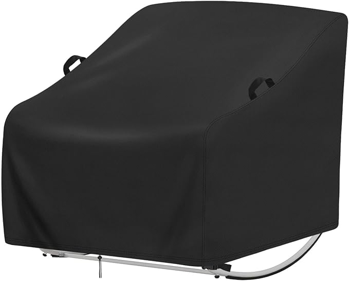 Cover for Rocking Chair,Covers compatible with Porch Rocking Chairs,Patio Rocker Cover for Porch,Patio,Balcony(59"Wx43"Dx31"H,1-Pc)