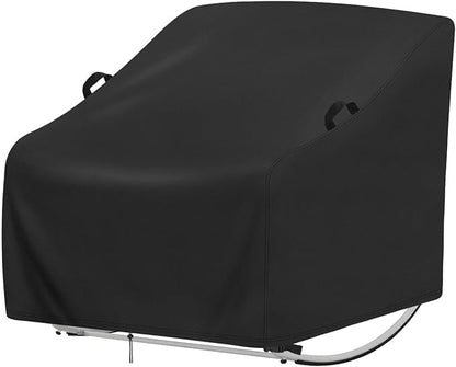 Cover for Rocking Chair,Covers compatible with Porch Rocking Chairs,Patio Rocker Cover for Porch,Patio,Balcony(59"Wx43"Dx31"H,1-Pc)