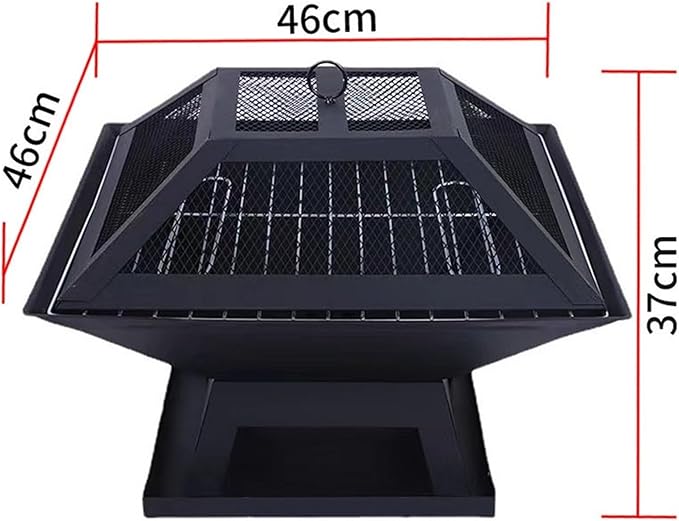 Barbecue Charcoal Grill Outdoor Barbecue Grill Charcoal Grill Portable Folding Desk Tabletop Grill for Picnic Charcoal BBQ Grill