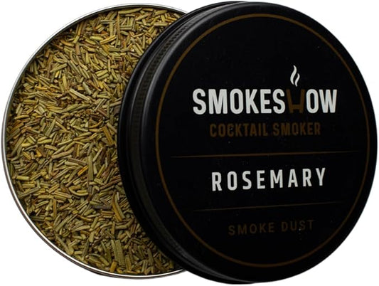 Wood Chips for Cocktail Smoker 4 oz tin. Add Flavors to Your Smoked Drinks (Rosemary)