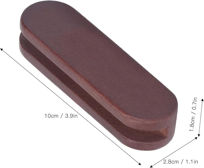 Uxsiya Anti Scald Detachable Wooden Assist Handle Holder, Strong Pan Handle Grips for Korean BBQ Grill Pan