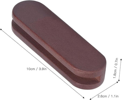 Uxsiya Anti Scald Detachable Wooden Assist Handle Holder, Strong Pan Handle Grips for Korean BBQ Grill Pan