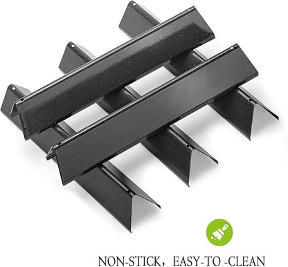 Spirit E310 Parts 7636 Flavorizer Bars 69787 Grill Burner for Weber Spirit and Spirit II 300 Series E310 E320 E330 S310 S320 S330 with Front Control, 15.3" Heat Plate 18" Burner for Weber Spirit E310