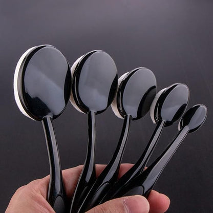 UNIMEIX 5 Pack Blending Brush for Card Making Crafting Ink Blender Brushes Set Tool Paper Background Brush Drawing Scrapbooking & Stamping Supplies (Black)