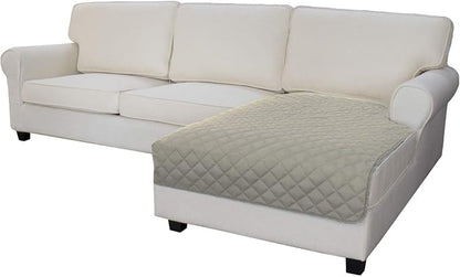 Easy-Going Sectional Couch Covers for Dogs L Shape Sofa Cover Reversible Sofa Slipcover Chaise Lounge Cover Furniture Protector Cover for Pets Dog Cat (42 x 52 inches, Beige/Beige) | Soft Sofa Slipcover For Dogs, Fits Left/Right Chaise Lounge Protector...