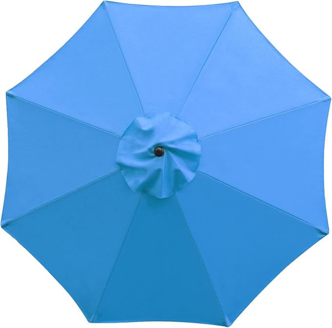 Sunnyglade 9ft Patio Umbrella Replacement Canopy Market Umbrella Top Outdoor Umbrella Canopy with 8 Ribs