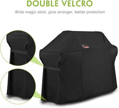 Kingkong 7109 Premium Grill Cover for Weber Summit 600-Series Gas Grills Including Grill Brush and Tongs