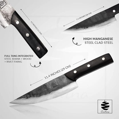 COOLINA Altomino Tungsten Steel Slicing Knife