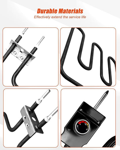 1400W Heating Element 9907150014 Fit for Masterbuilt Electric Smokers | Fit for Masterbuilt 20072817 20072917 20073017 20073716 with Adjustable Thermostat Controller