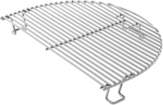 Primo All-in-One Oval Junior 200 Ceramic Kamado Grill with Cradle, Side Shelves and Stainless Steel Grates - PGCJRC (2021), Black