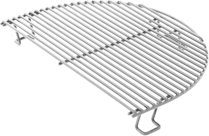 Primo All-in-One Oval Junior 200 Ceramic Kamado Grill with Cradle, Side Shelves and Stainless Steel Grates - PGCJRC (2021), Black