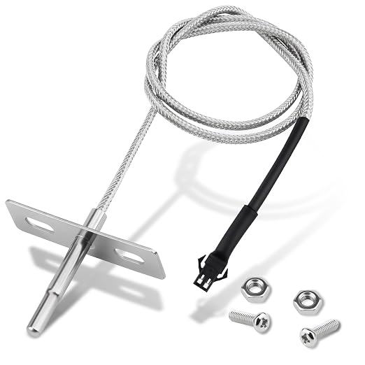 1.18" RTD Probe for Pit Boss Copperhead, PT1000 – PBVXP1 | Replacement Internal Sensor for Pit Boss Copperhead 3/4/5/7 Vertical Pellet Smokers. Accurate Grill Temperature Readings