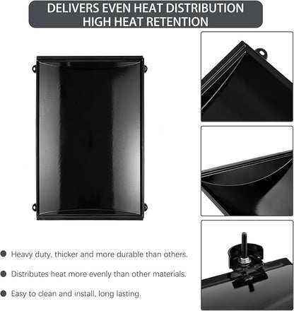 G517-6600-W1 Trough Firebox Heat Shield Grill Replacement Parts for Charbroil Grill Parts Tru Infrared 463250511 463250512 463251713 463251714 T-36D Heat Plates 466251713 Gourmet Infrared Trough