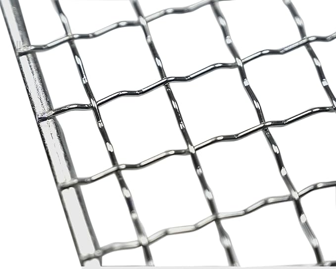 Roasting Racks, 2 Pcs 11.8 Inch x 7.9 Inch Stainless Steel Grill Racks Grid Net for Baking and Cooling of Barbeque in Oven, Party, Dinning and Outdoors (2, 11.8 inch x 7.9 inch)