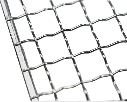 Roasting Racks, 2 Pcs 11.8 Inch x 7.9 Inch Stainless Steel Grill Racks Grid Net for Baking and Cooling of Barbeque in Oven, Party, Dinning and Outdoors (2, 11.8 inch x 7.9 inch)