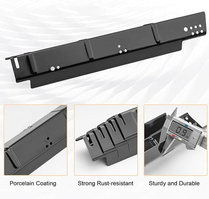 Grill Replacement Parts for Dyna-Glo DGH474CRP, DGH485CRP, DGH483CRP, Porcelain Steel Heat Shield for Dyna-Glo 5 Burner Grill,Dyna-Glo 4 Burner DGH450CRP, Heat Plate and Burne Kit for Revoace GBC1793W
